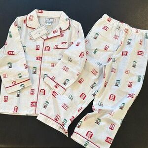 NWT Petite Plume x Maisonette Night Before Christmas Pajama Set